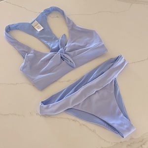 L Space Bikini Top D, Bottom M Periwinkle